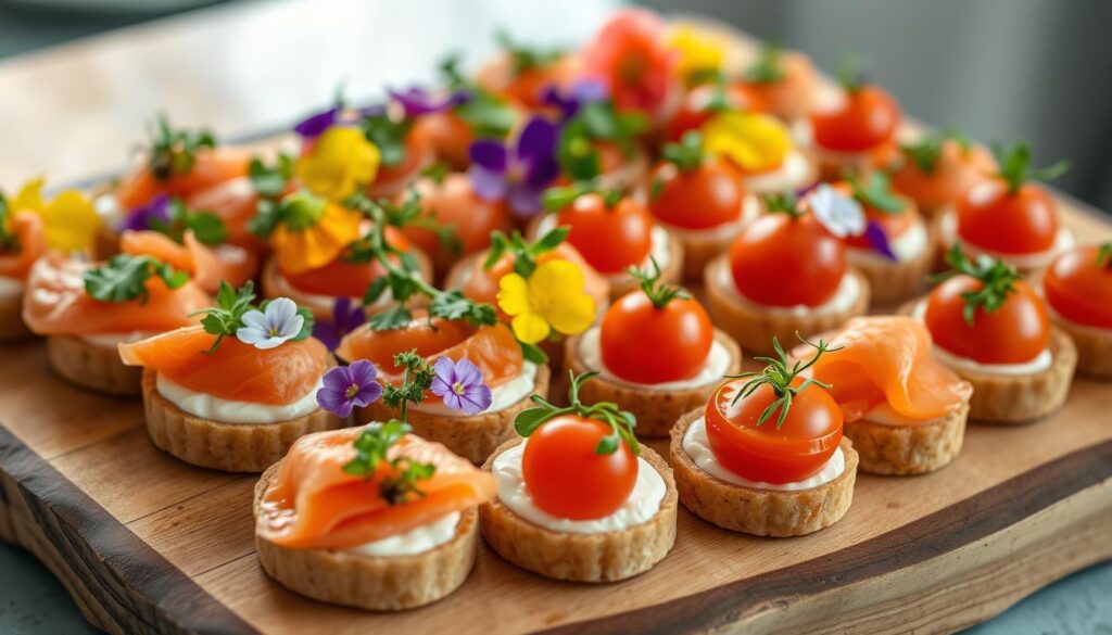 creative presentation of canapés creative presentation of canapés
