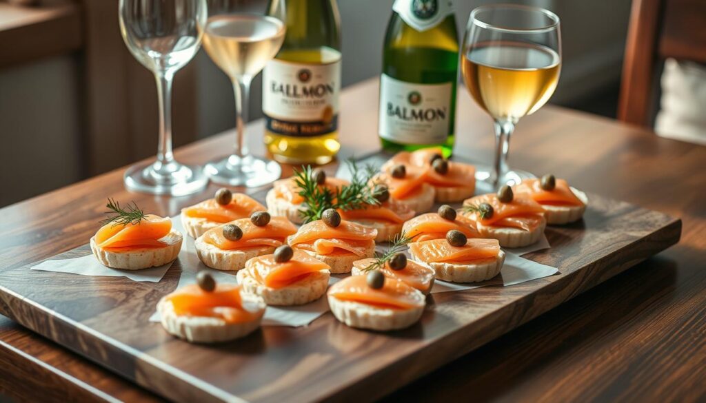 pairing beverages with smoked salmon canapés pairing beverages with smoked salmon canapés